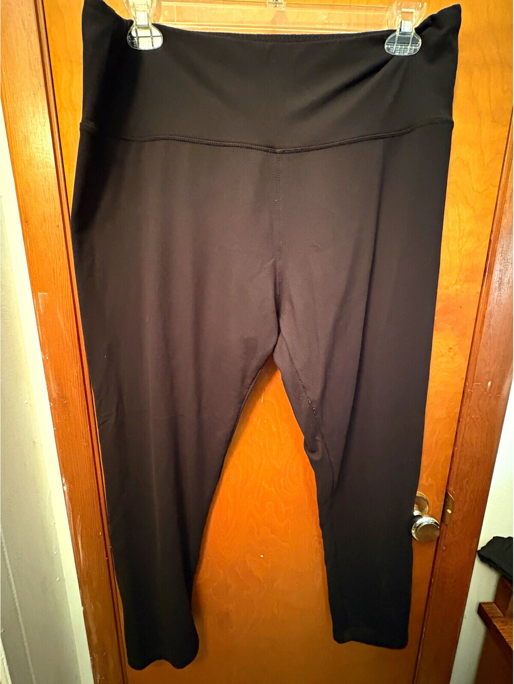 Women’s Black High Waist Stretch Leggings 3XL